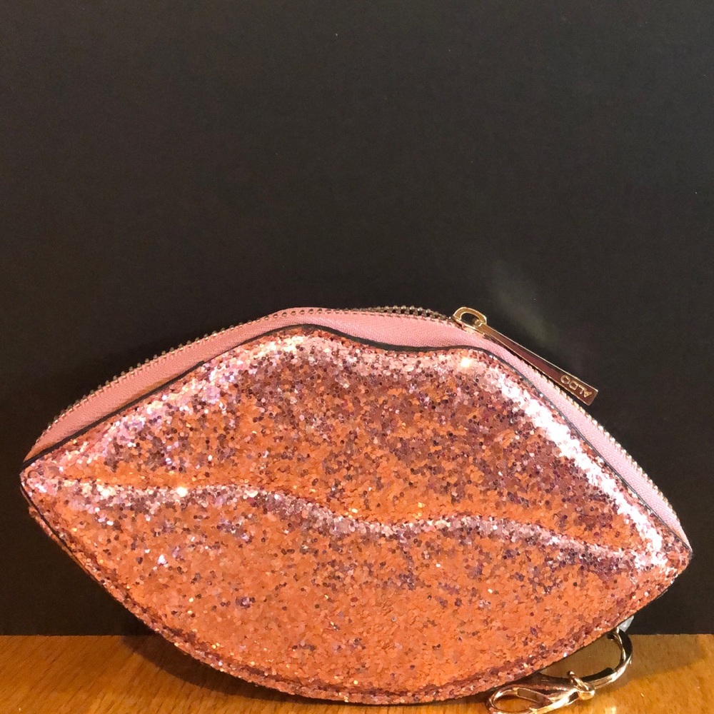 ALDO Pink KIss Shaped purse